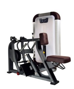 Alternative view of LMCC Commercial Row Rear Deltoid Strength Gym Equipment Seated Back Extension Machine