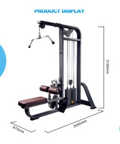LMCC Lat Pulldown Machine Commercial Lateral Lat Pulldown Seated High/Low Pulley Machine - Image 3