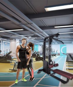 LMCC Lat Pulldown Machine Commercial Lateral Lat Pulldown Seated High/Low Pulley Machine - Image 6
