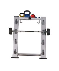 Alternative view of LMCC Multi Functional Rack Gym Gym Equipment Accessories Gym Storage Holder Barbell Rack