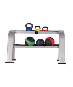 Alternative view of LMCC Gym Equipment Accessories 2 Layers Kettle Bell Rack Kettlebell Storage Storage Rack