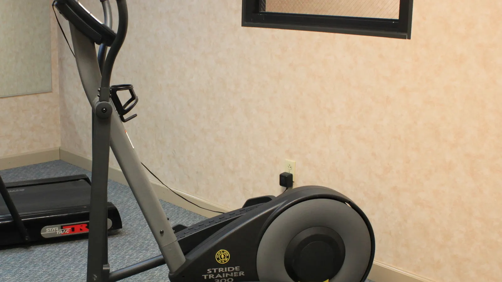 Elliptical trainer on a commercial gym floor